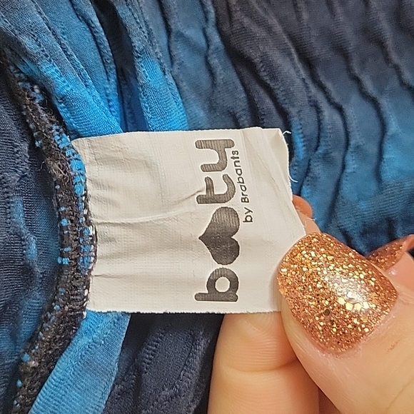 Booty By Brabants Blue Tye Dye Leggings OS - Picture 3 of 6